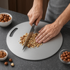 Set 2 Taglieri Tondi in Acciaio Inox 304 - Spessore 15/10 – Ø30 e Ø40 cm – Professionali, Igienici e Resistenti - Ideali per Cucina, Ristorazione e Uso Domestico