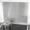 Pannello Paraschizzi in Acciaio Inox AISI 304 - Ideale per la Protezione delle Pareti della Cucina - Spessore 8/10